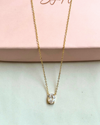 Oval Stone necklace