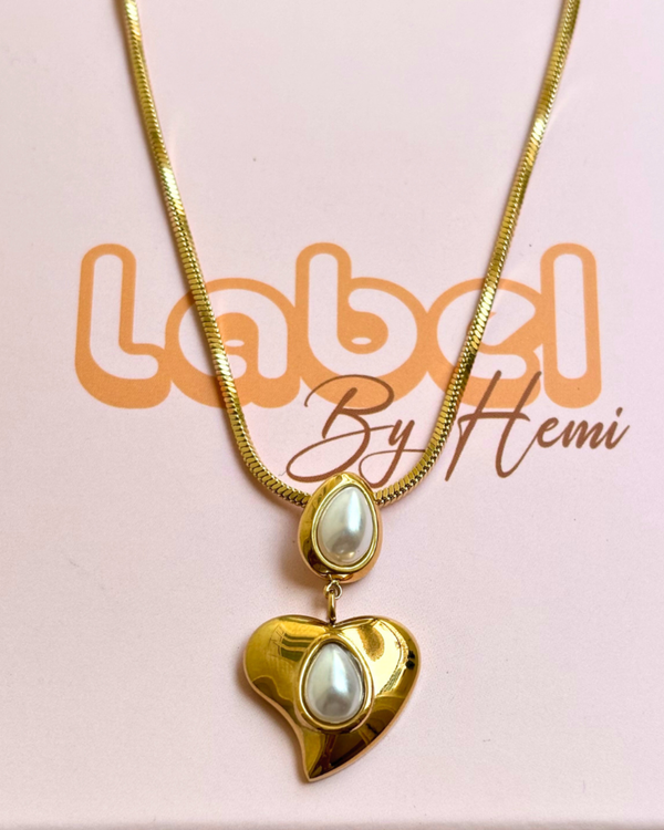 Heart Pearl Set