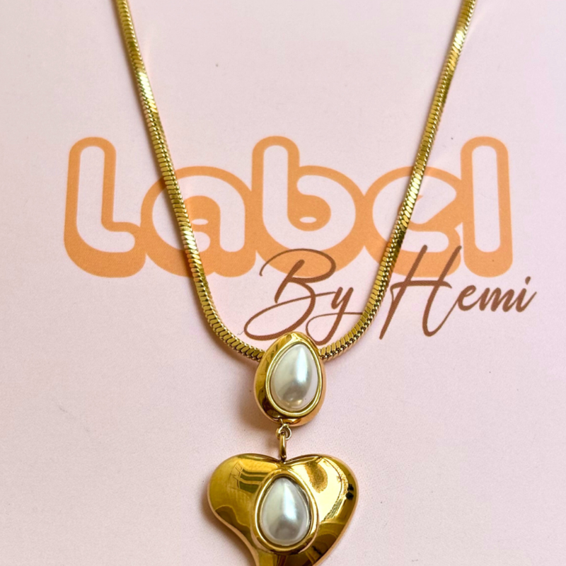 Heart Pearl Set