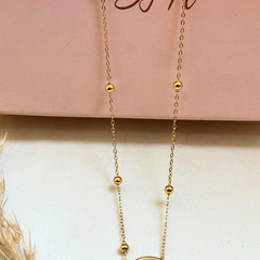 White small evil eye Necklace