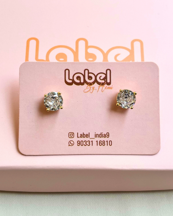 S925 Soliatire Studs