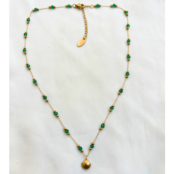 Shell Green Necklace