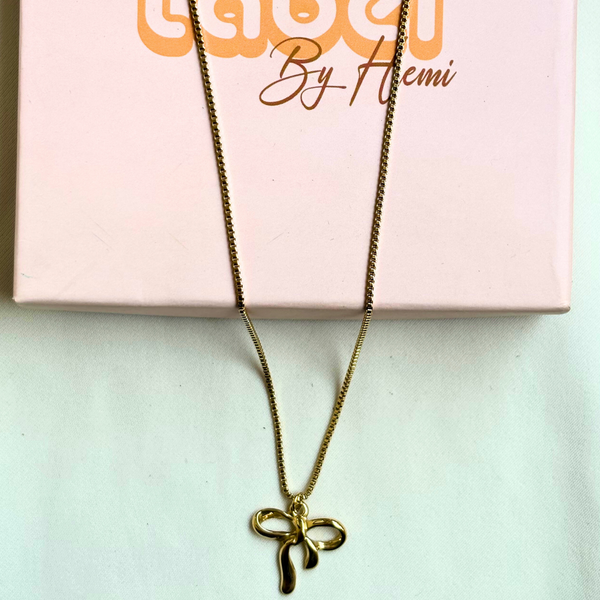 Bow Necklace