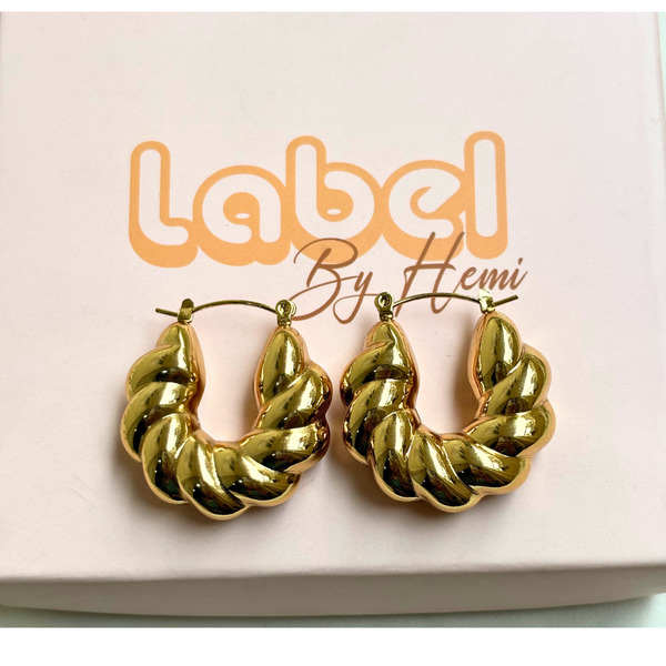 Bold Breeze Chunky Hoops
