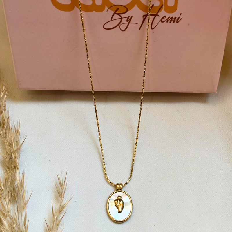 MOP Oval Necklace