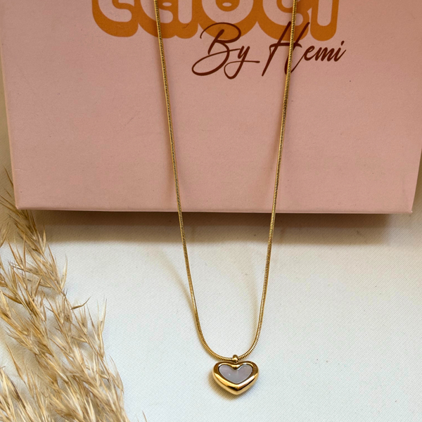 MOP Heart Necklace